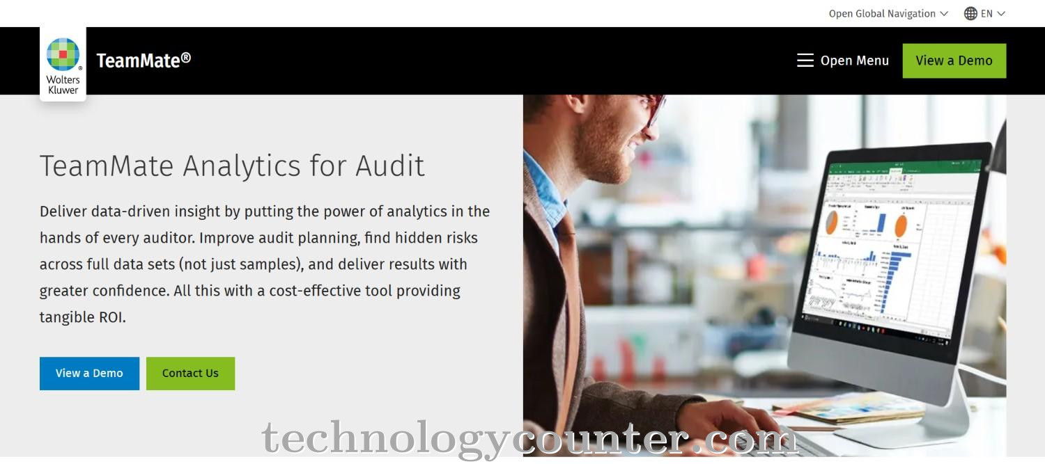 TeamMate Analytics Screenshots