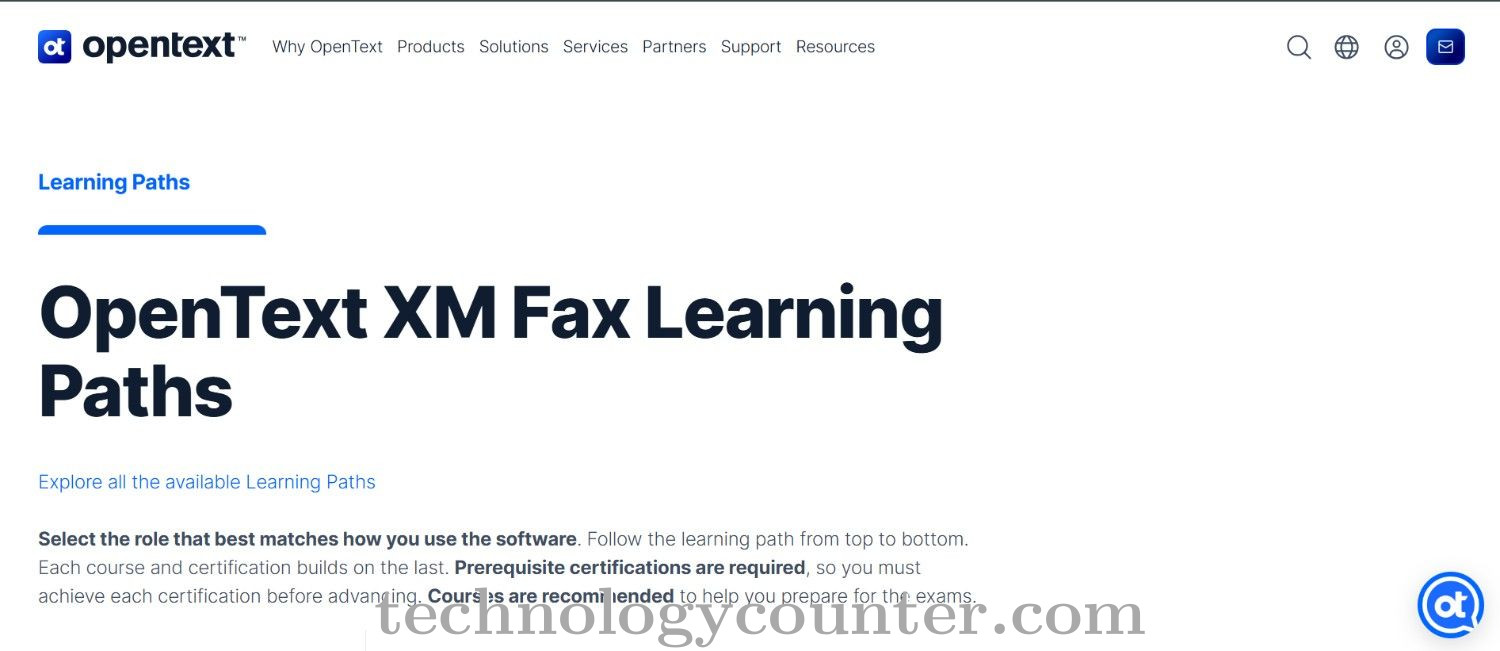 OpenText XM Fax Screenshots