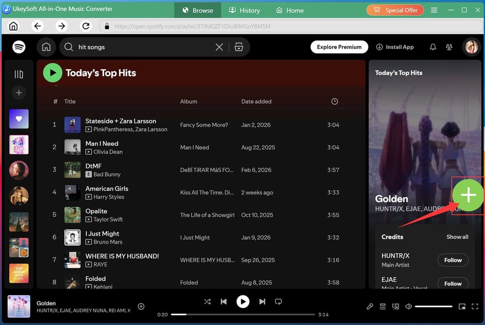 UkeySoft MusicOne Converter Screenshots