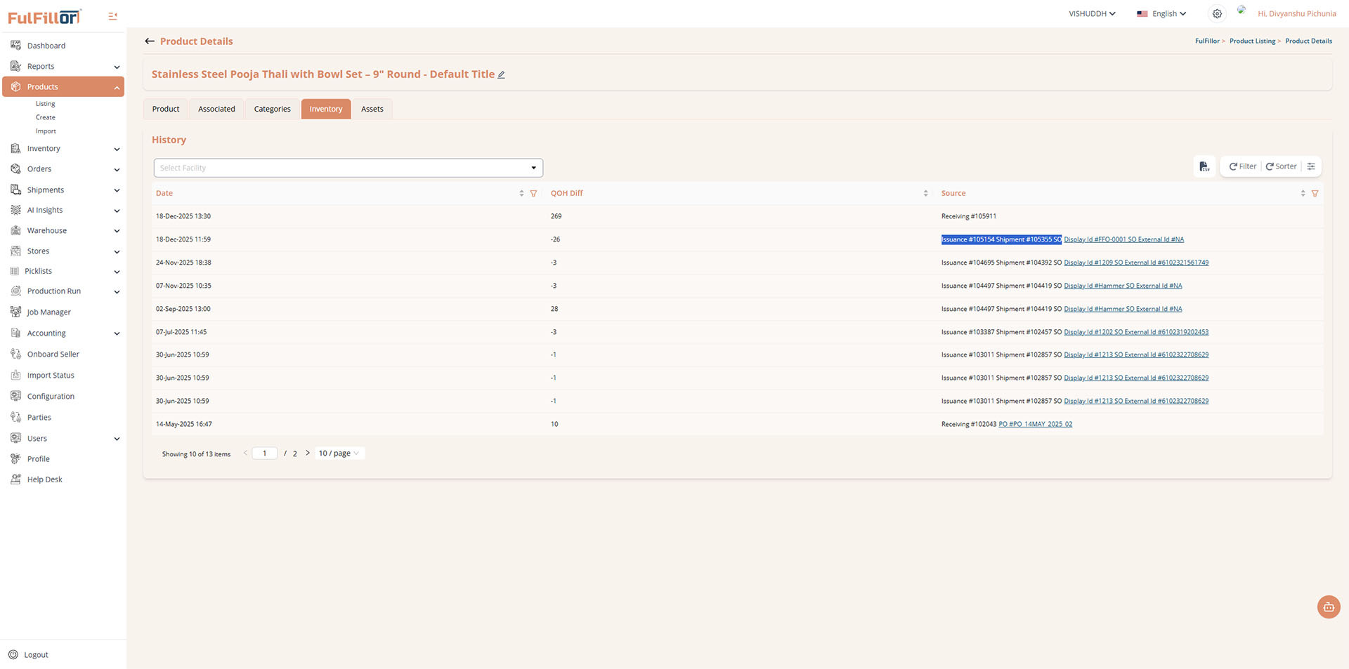 Fulfillor Screenshots