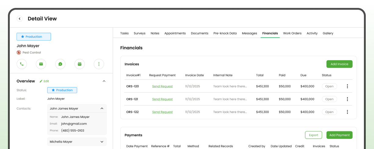 Knockio Sales Screenshots