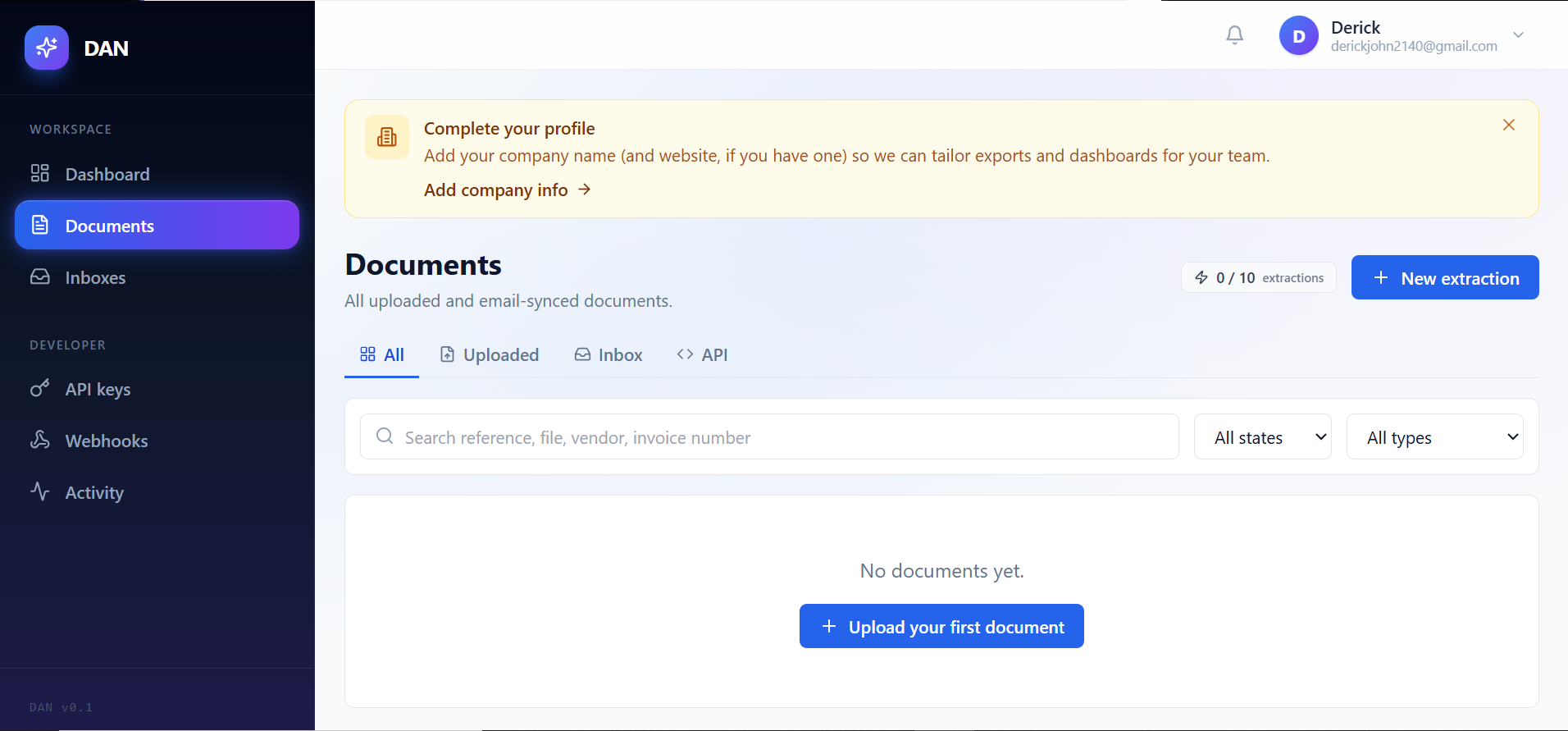 DAN Screenshots