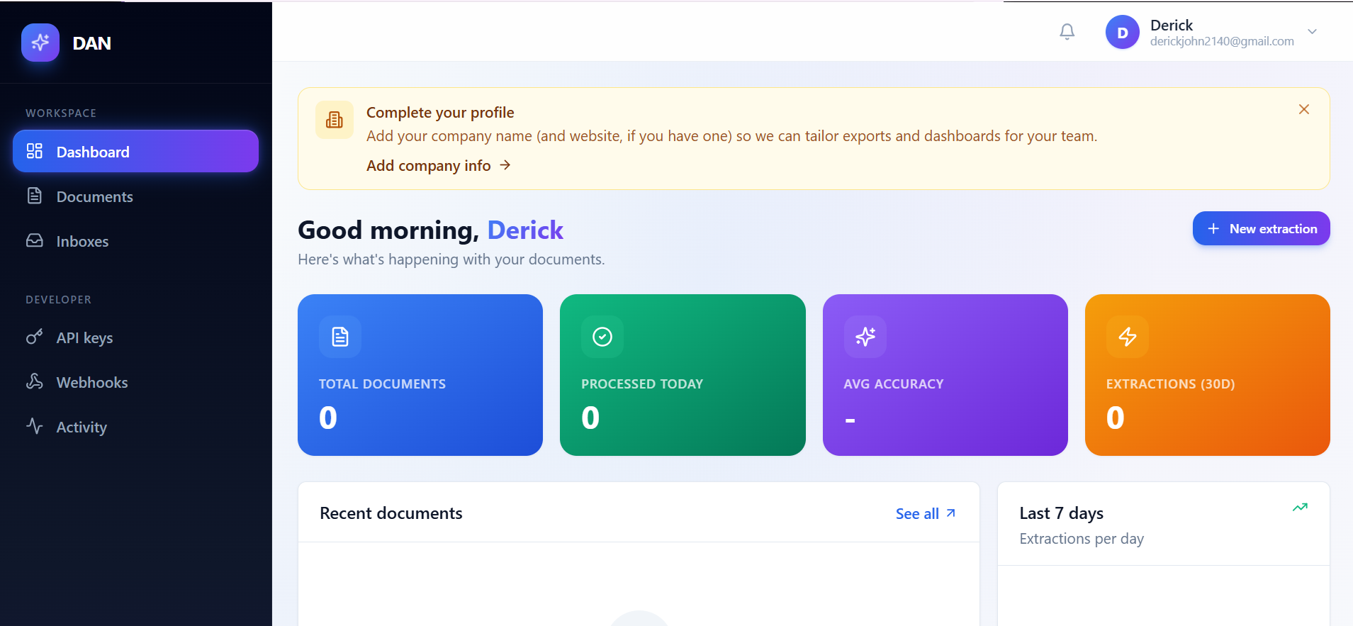 DAN Screenshots