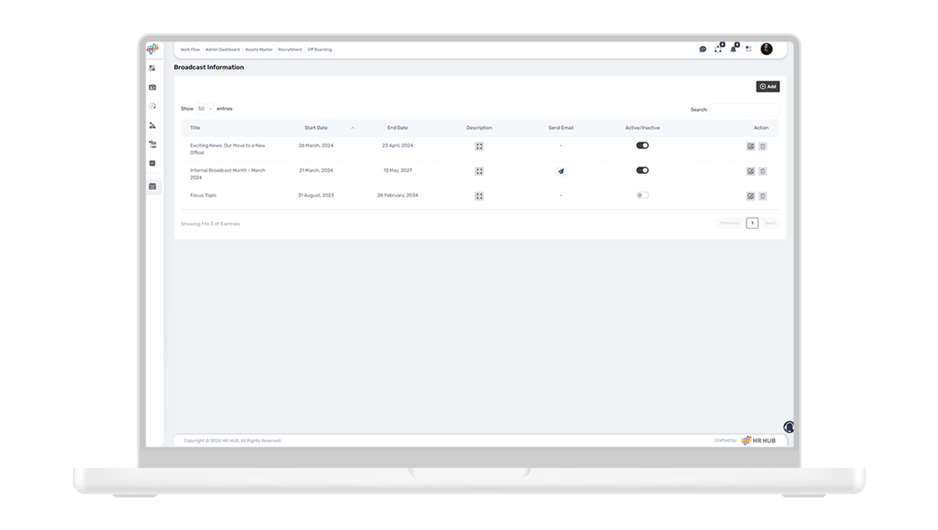 HR HUB Screenshots