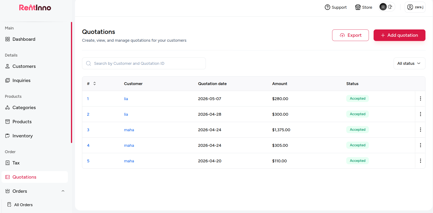 Rentinno Screenshots