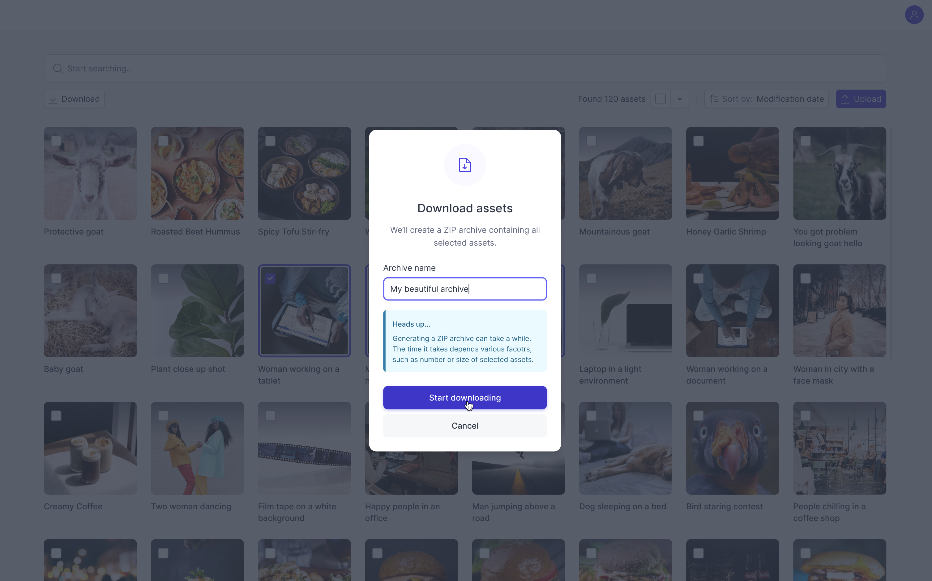 Keepeek Screenshots