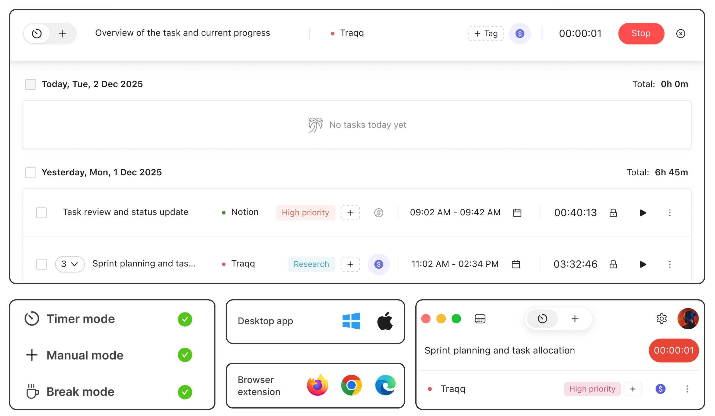 Traqq Screenshots