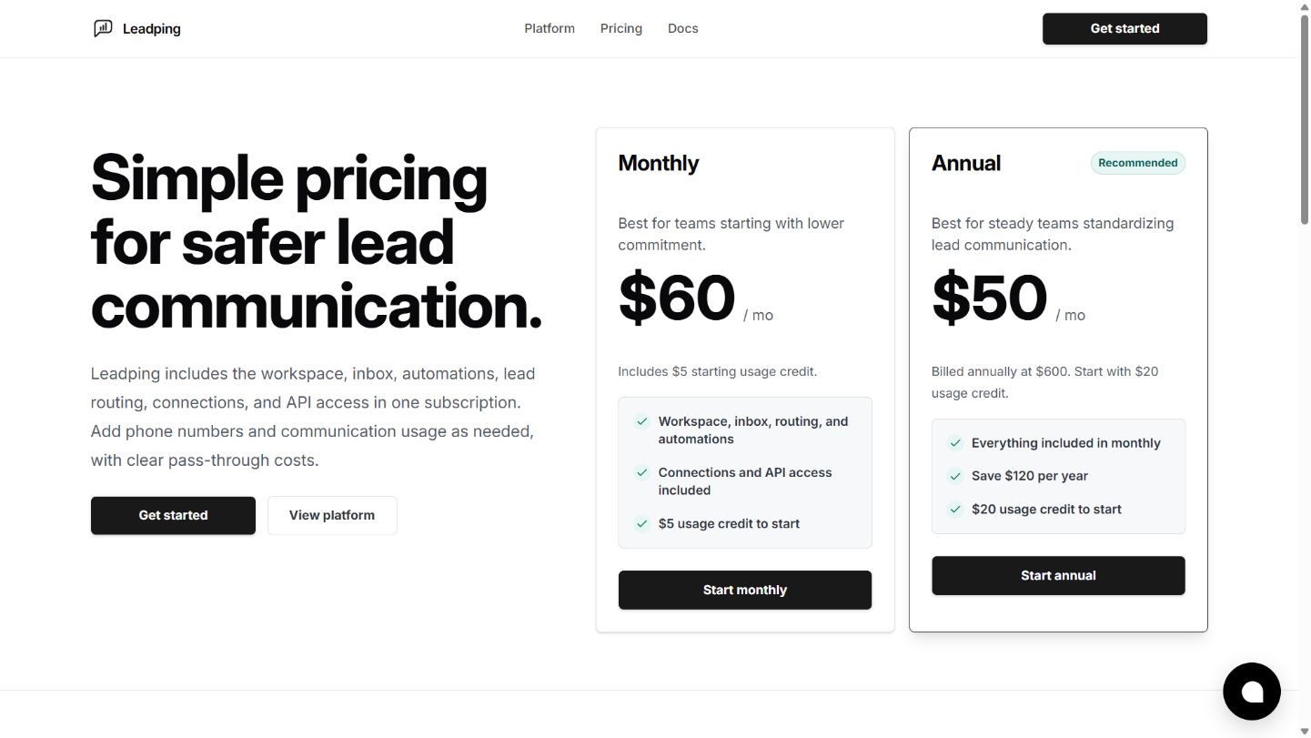 Leadping Screenshots