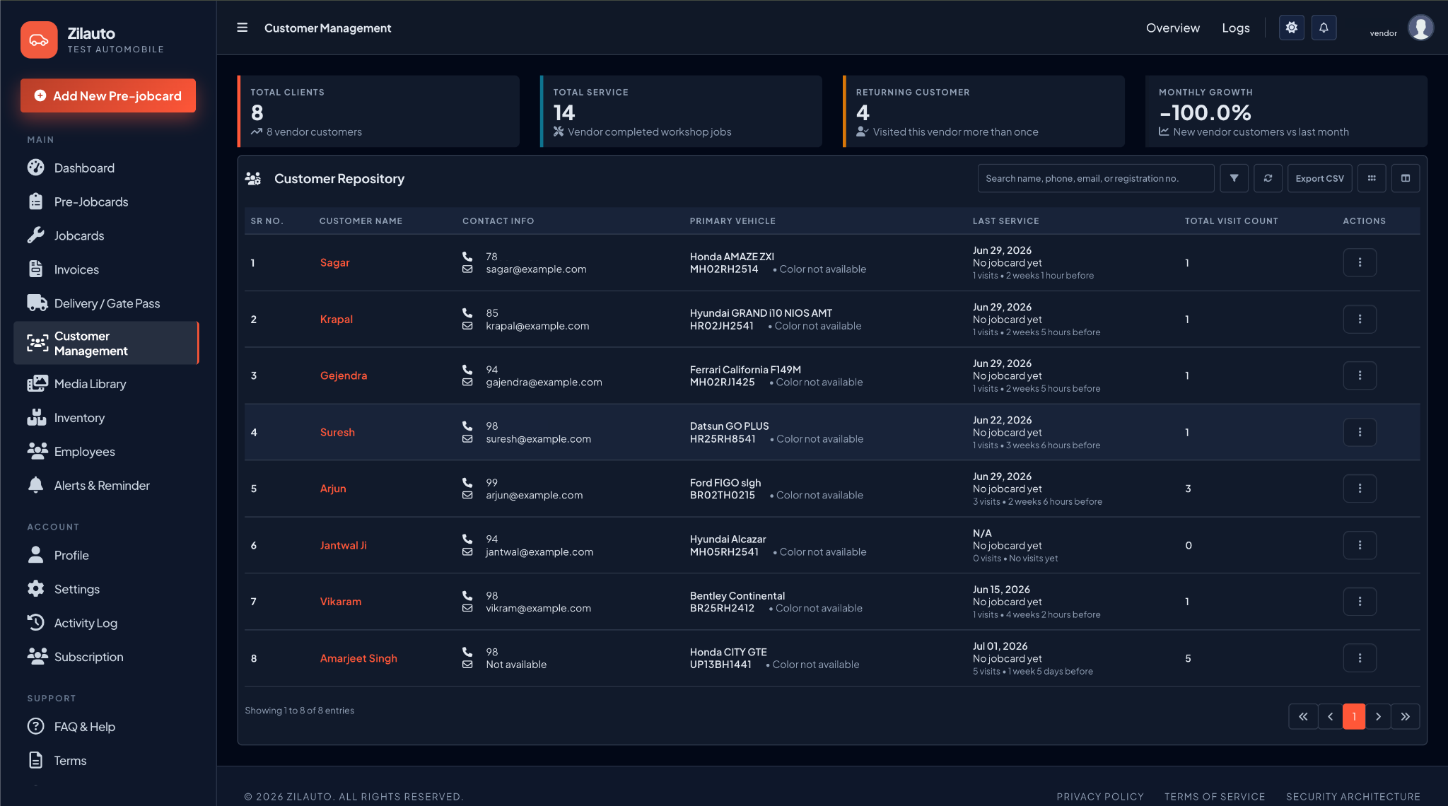 Zilauto Screenshots