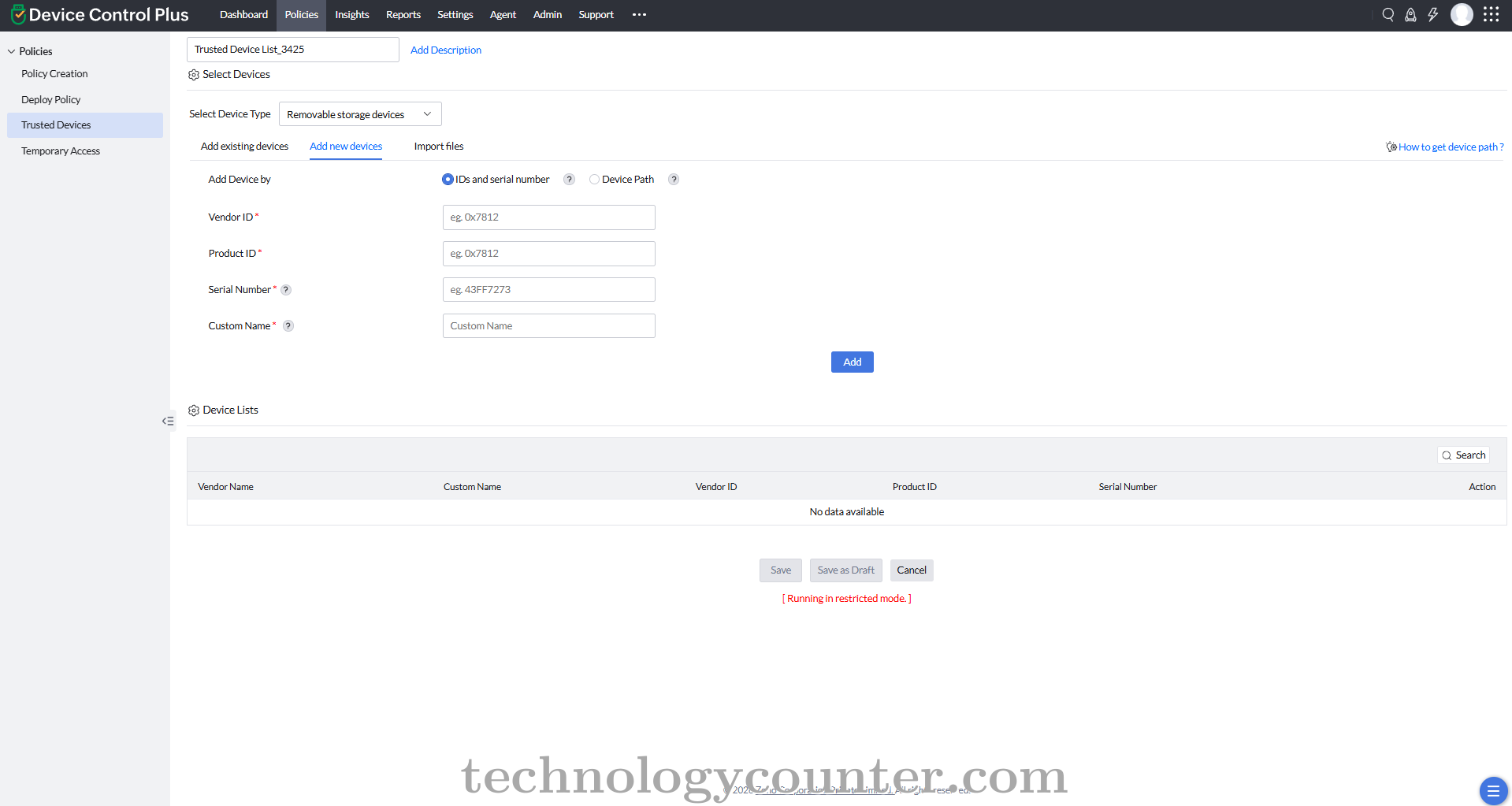 ManageEngine Device Control Plus Screenshots