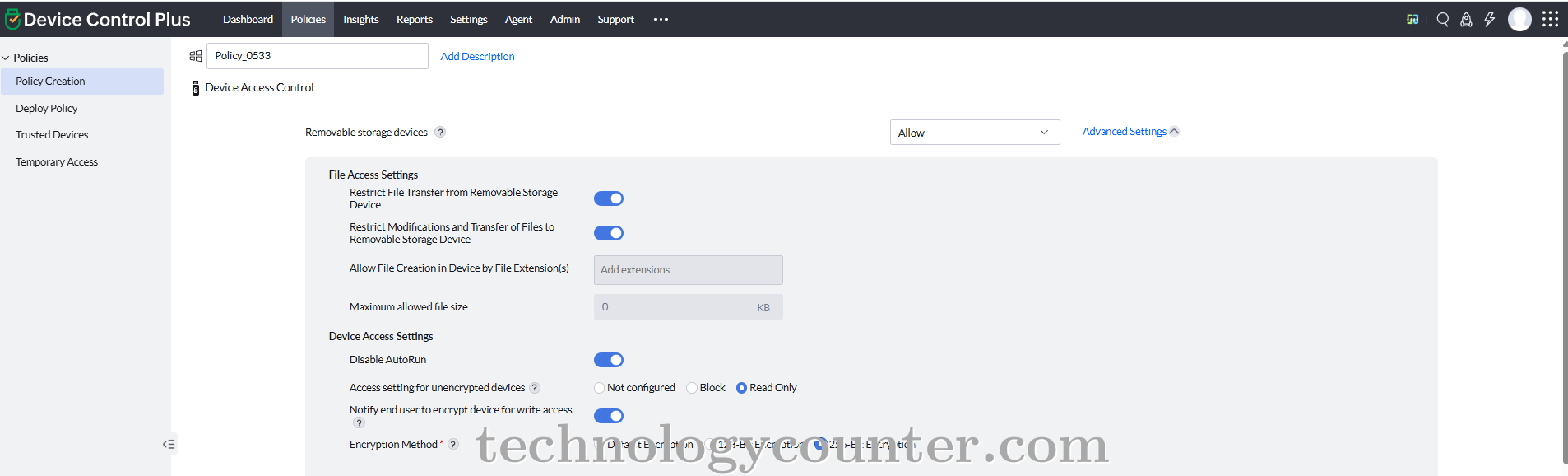 ManageEngine Device Control Plus Screenshots