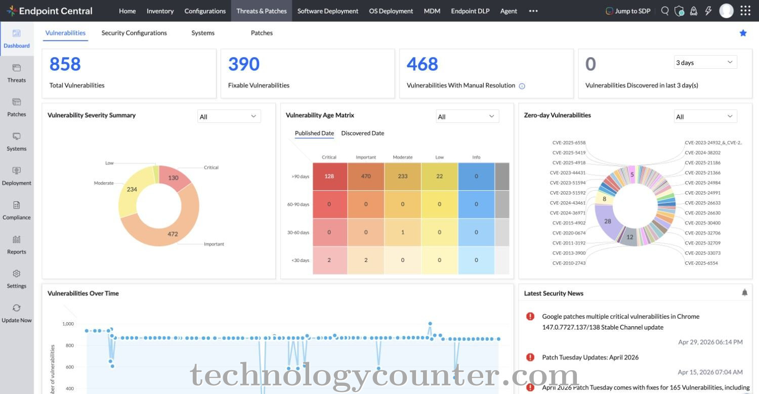 ManageEngine Endpoint Central Screenshots