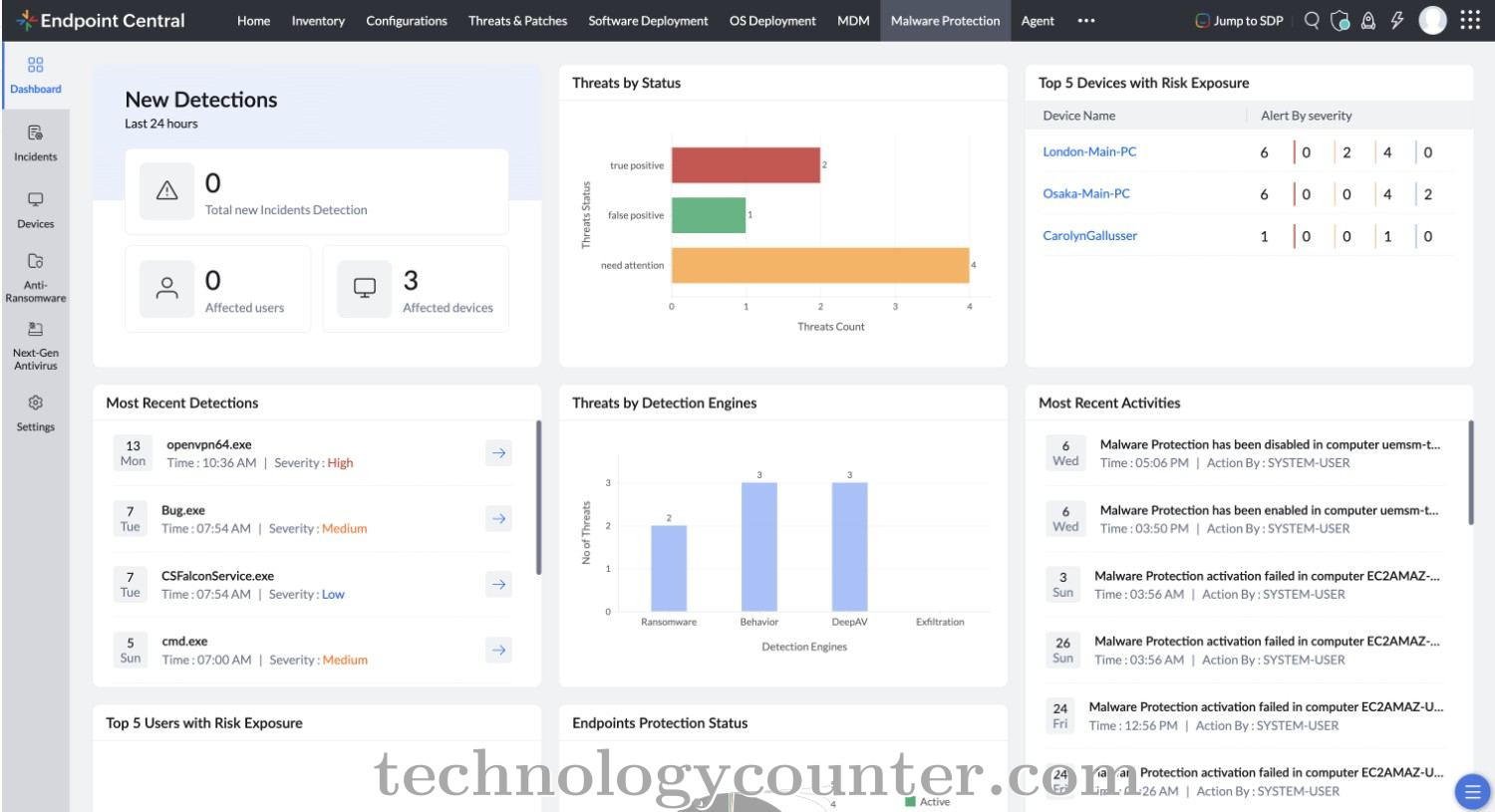 ManageEngine Endpoint Central Screenshots