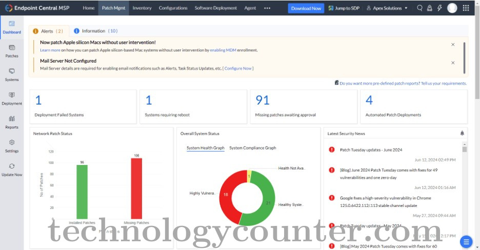 ManageEngine Endpoint Central MSP Screenshots