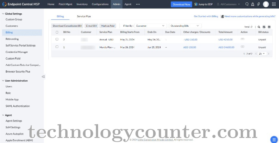 ManageEngine Endpoint Central MSP Screenshots