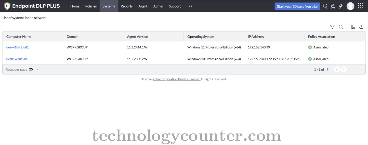 ManageEngine Endpoint DLP Plus Screenshots