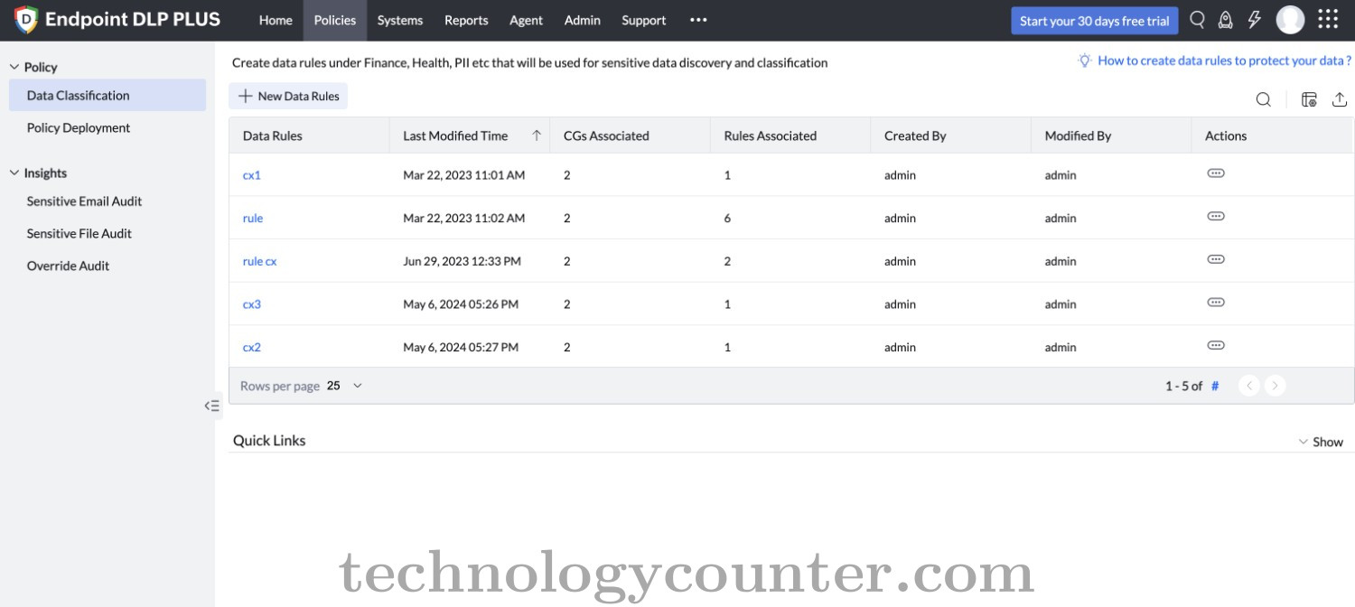 ManageEngine Endpoint DLP Plus Screenshots