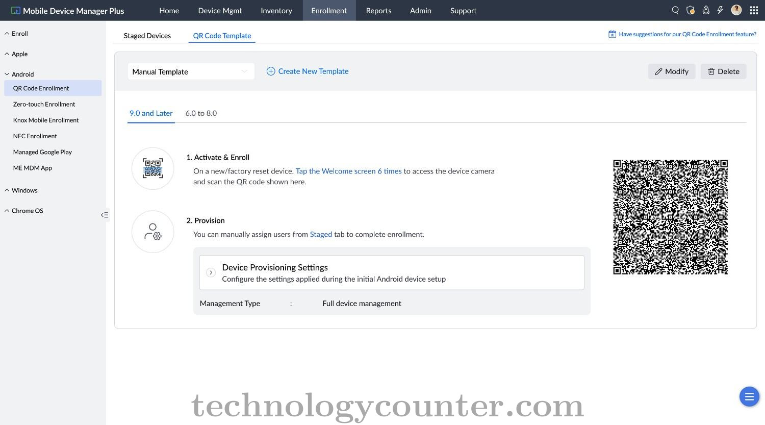 ManageEngine Mobile Device Manager Plus Screenshots