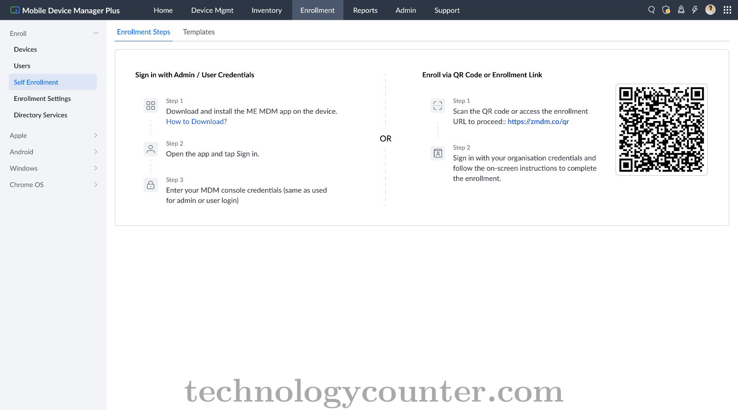 ManageEngine Mobile Device Manager Plus Screenshots