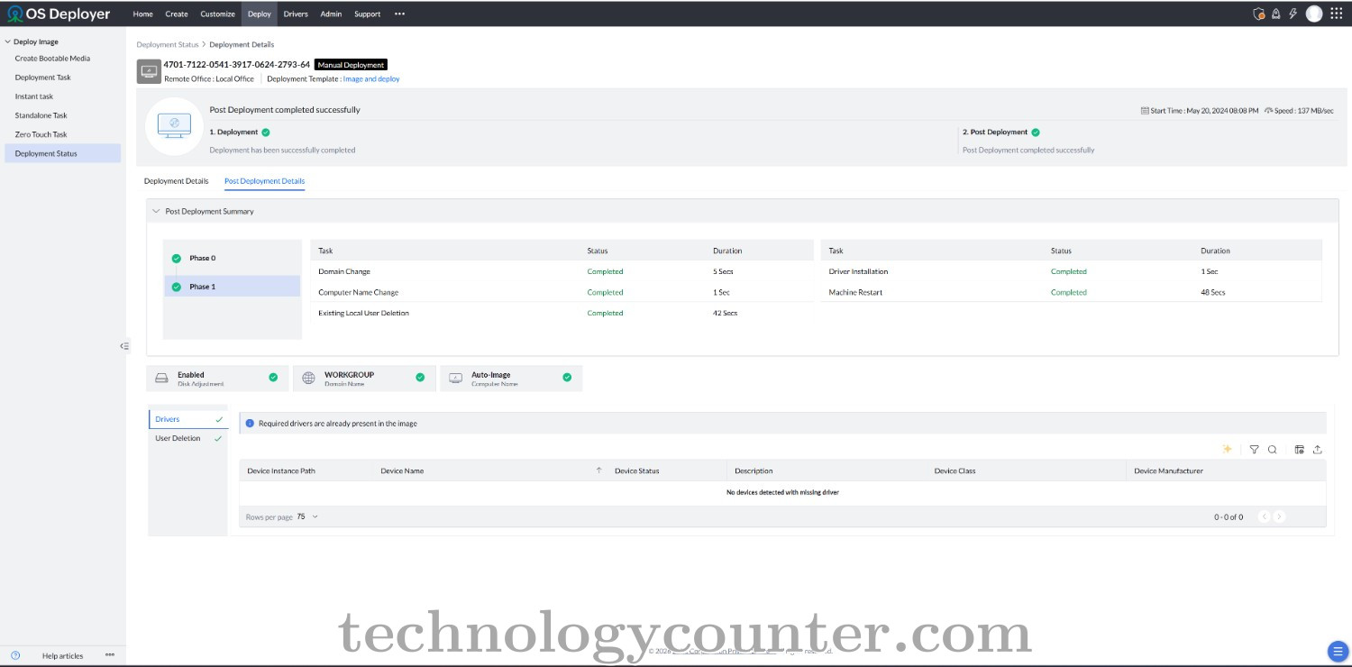 ManageEngine OS Deployer