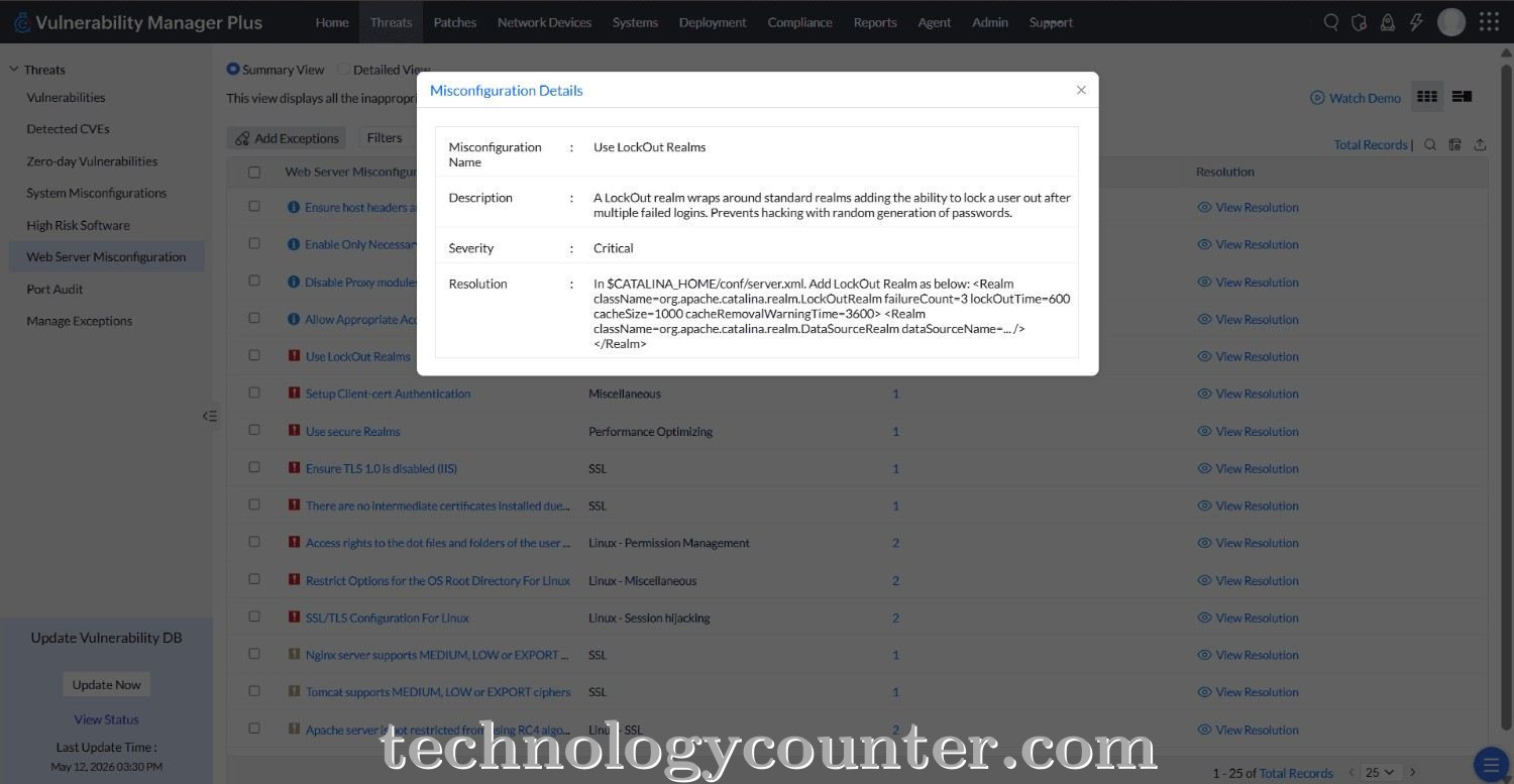 ManageEngine Vulnerability Manager Plus Screenshots