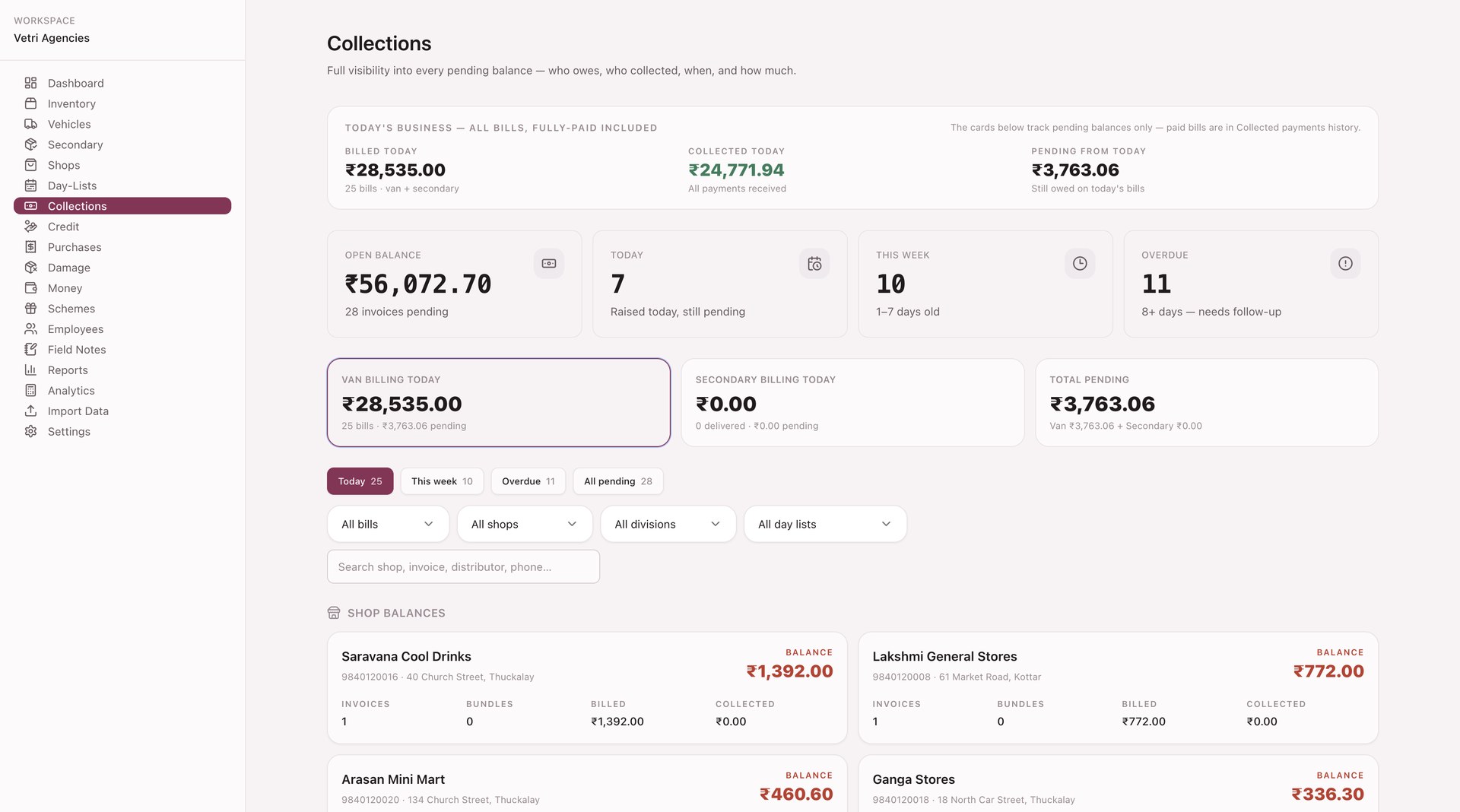Mulberry Sales Screenshots