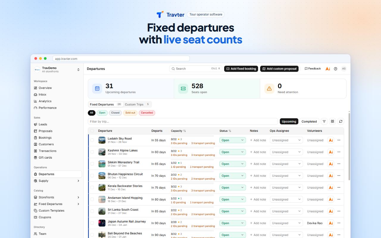 Travter Screenshots
