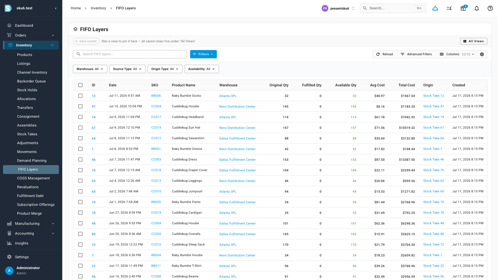 SKU.io Screenshots