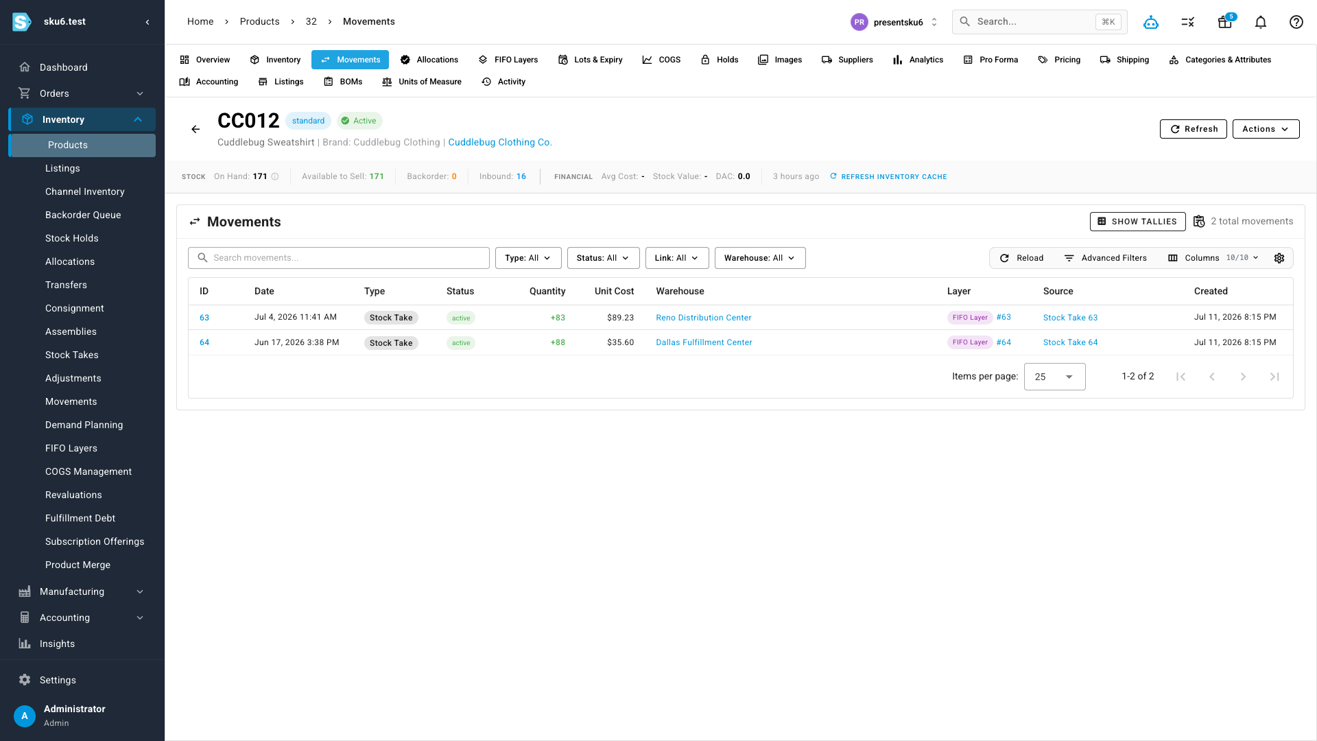 SKU.io Screenshots