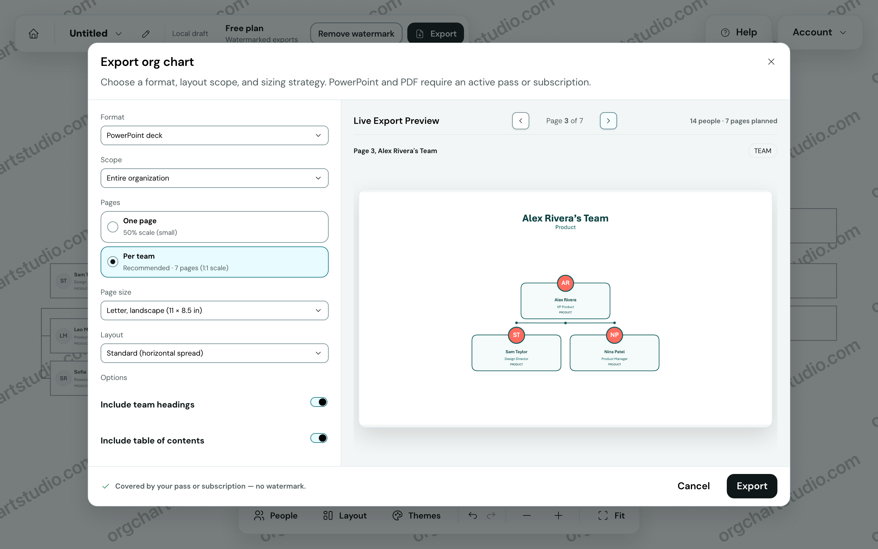 Org Chart Studio Screenshots