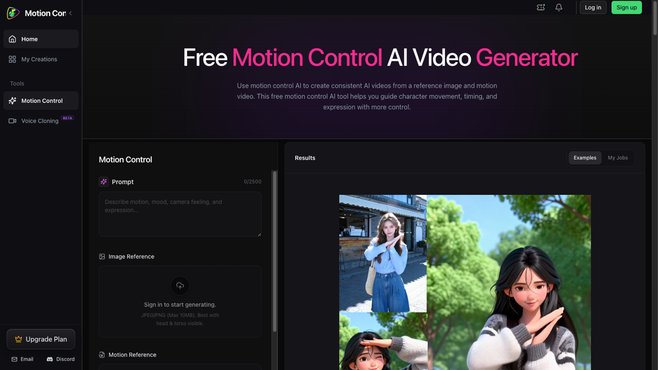 Motion Control AI Screenshots