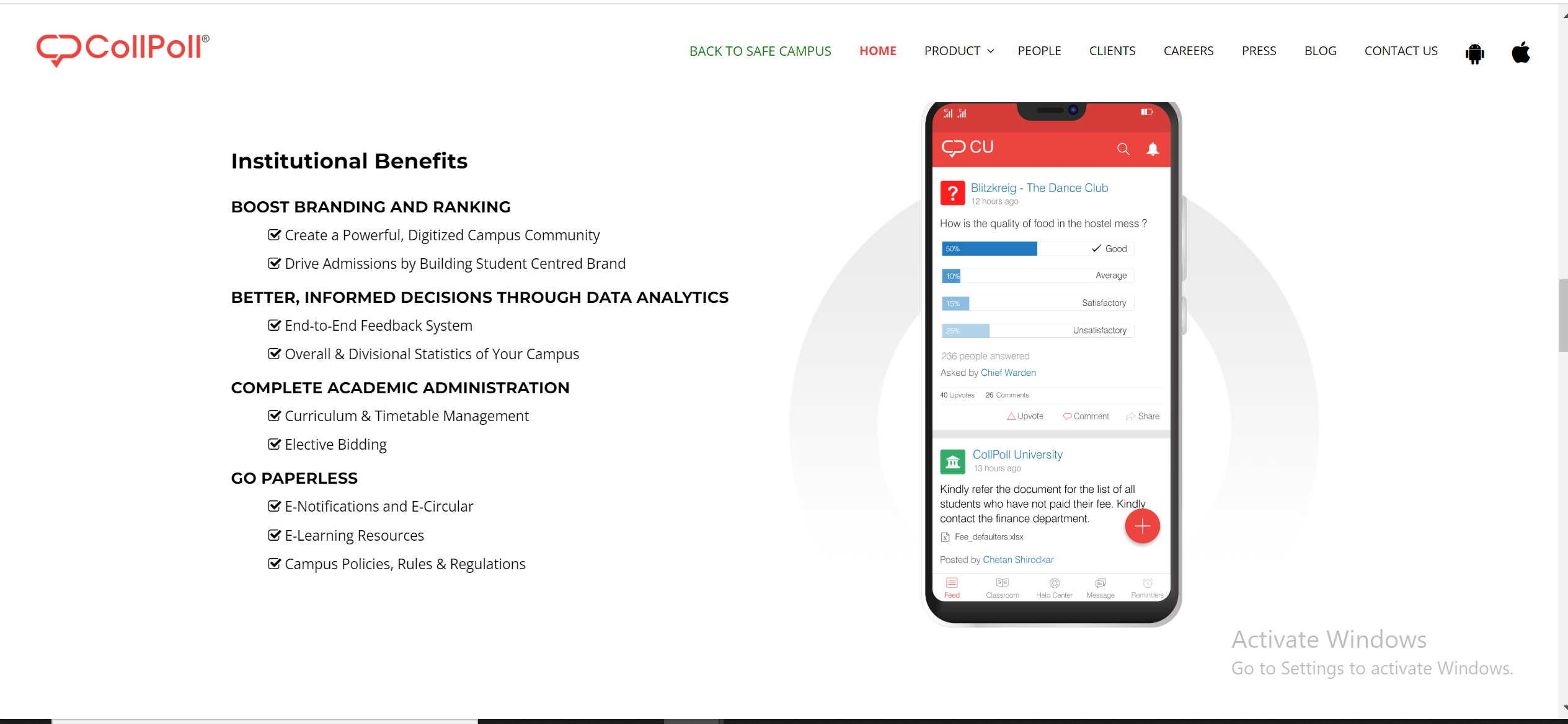 CollPoll Screenshots